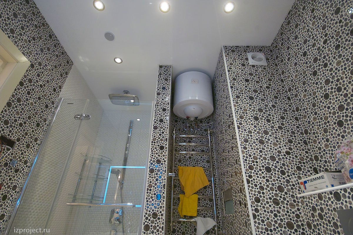 Дизайн однокомнатной квартиры, фото ванной.